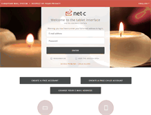 Tablet Screenshot of net-c.com